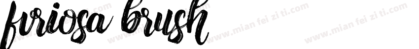fvriosa brush字体转换